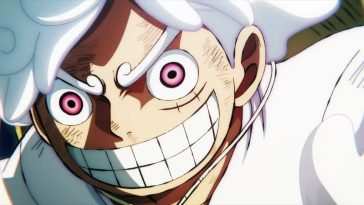 One Piece 动漫动态壁纸：路飞Gear 5微笑