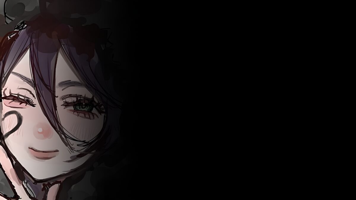 暗黑系动漫女孩