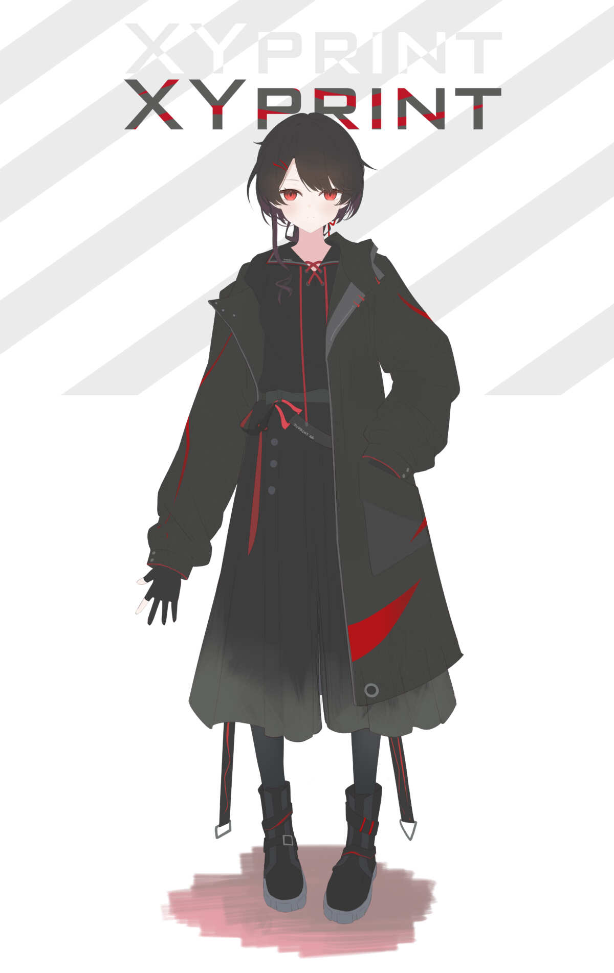 暗黑系动漫女孩