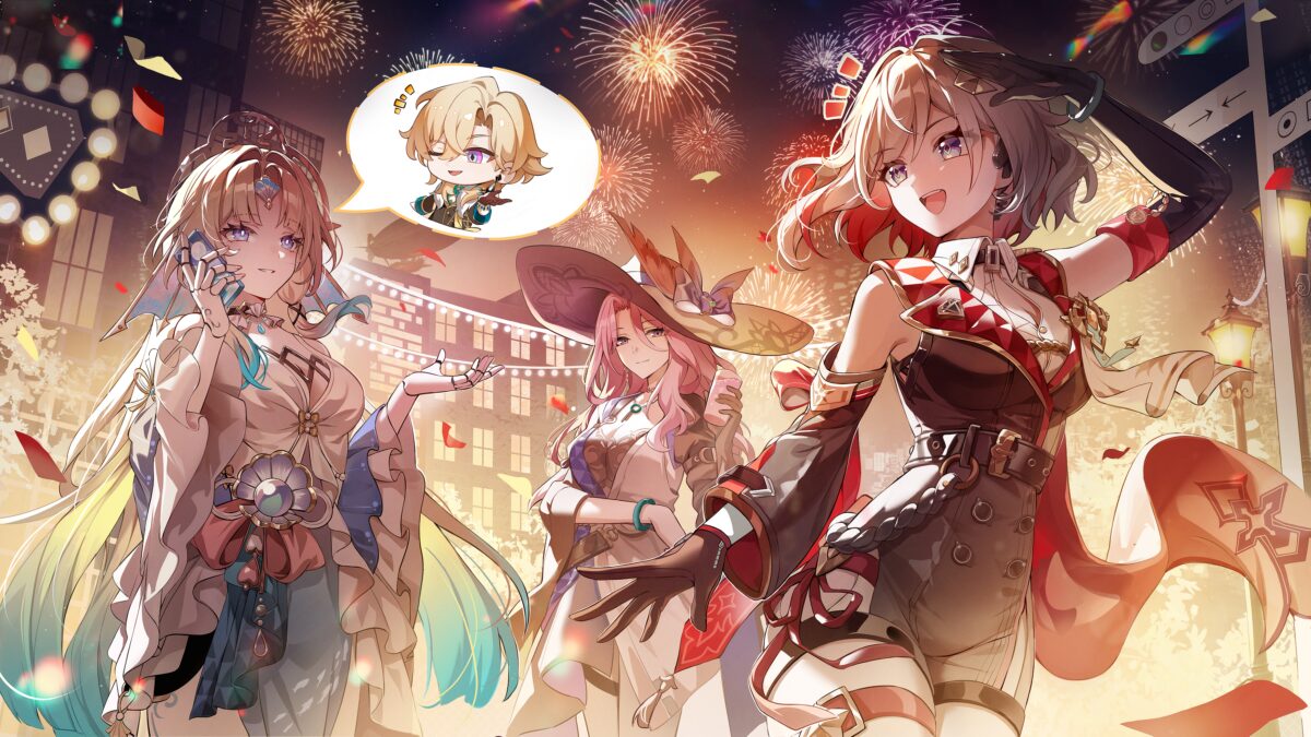 星穹铁道三女神烟花夜