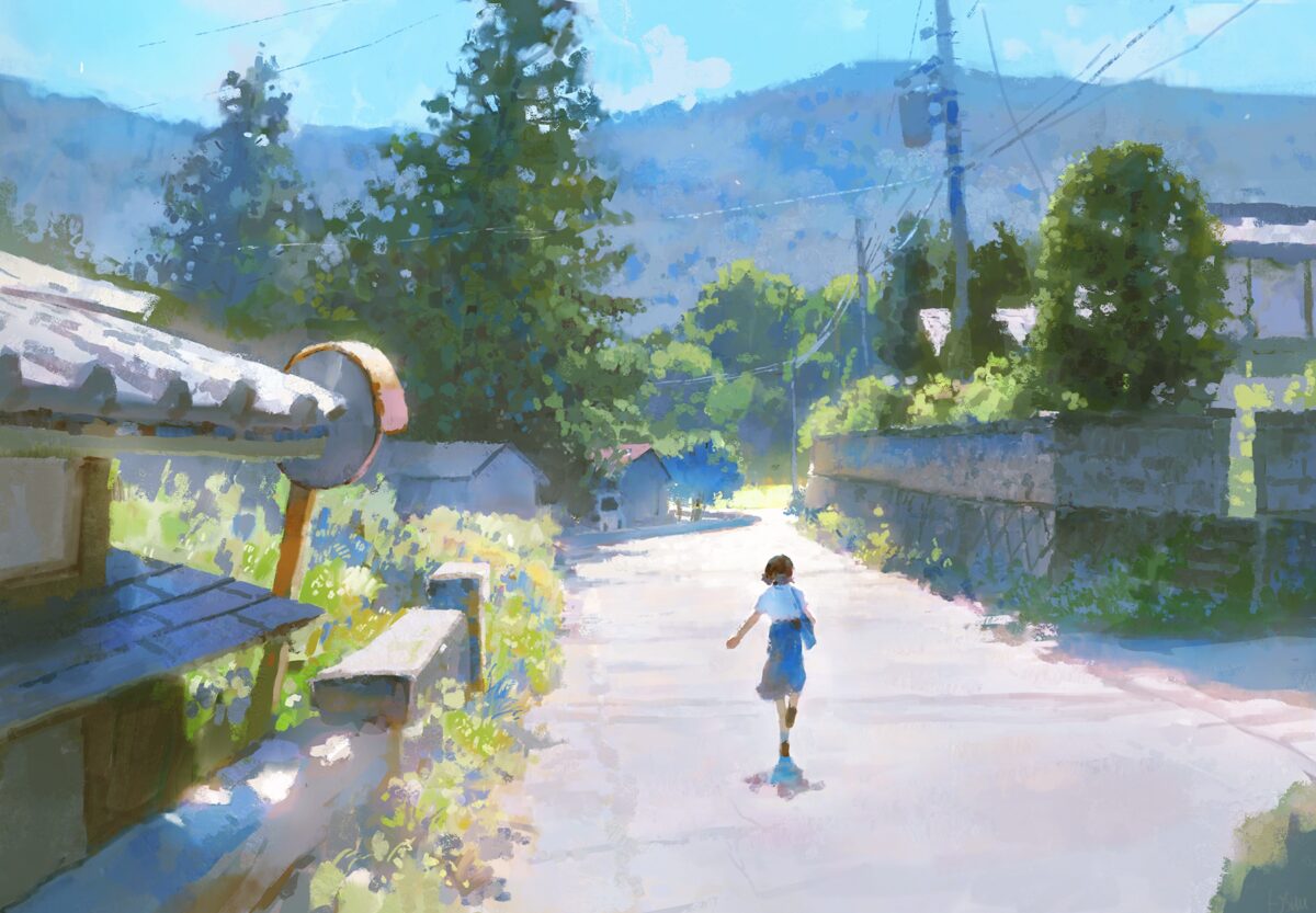 宁静乡村小路
