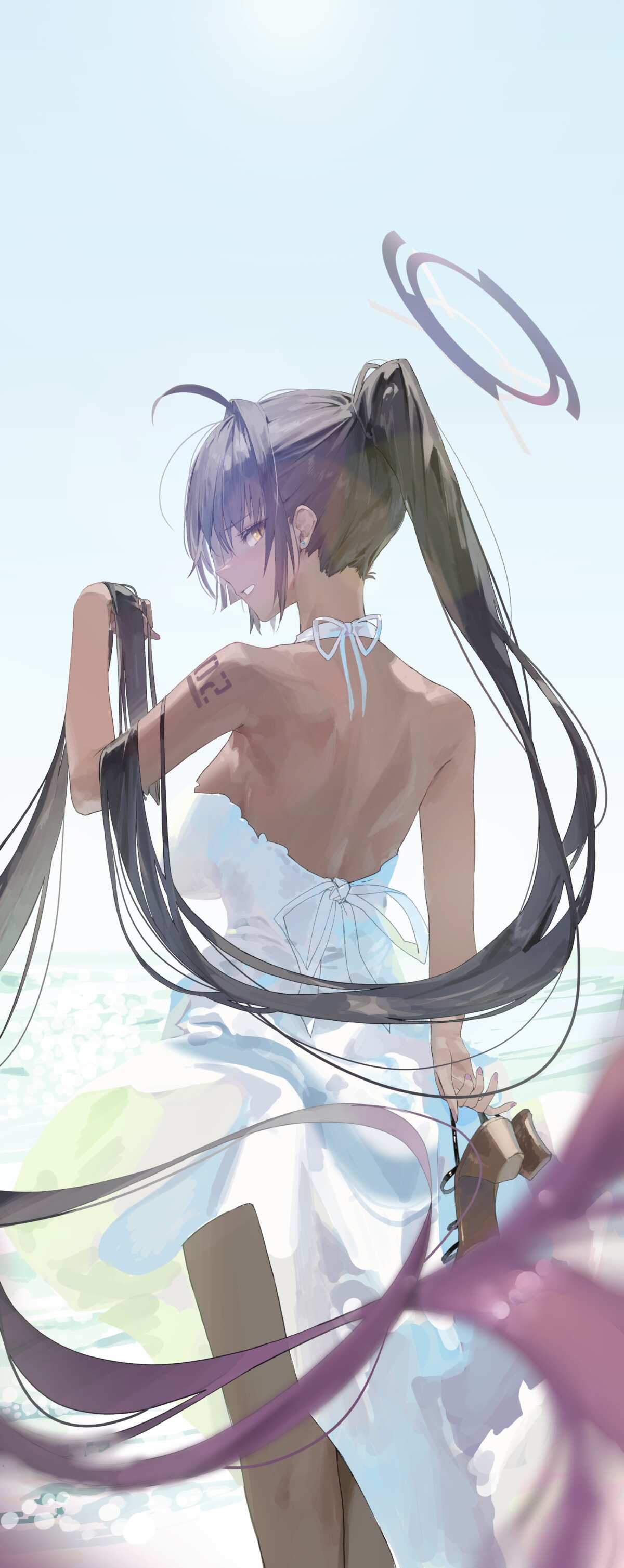 紫发少女动漫壁纸