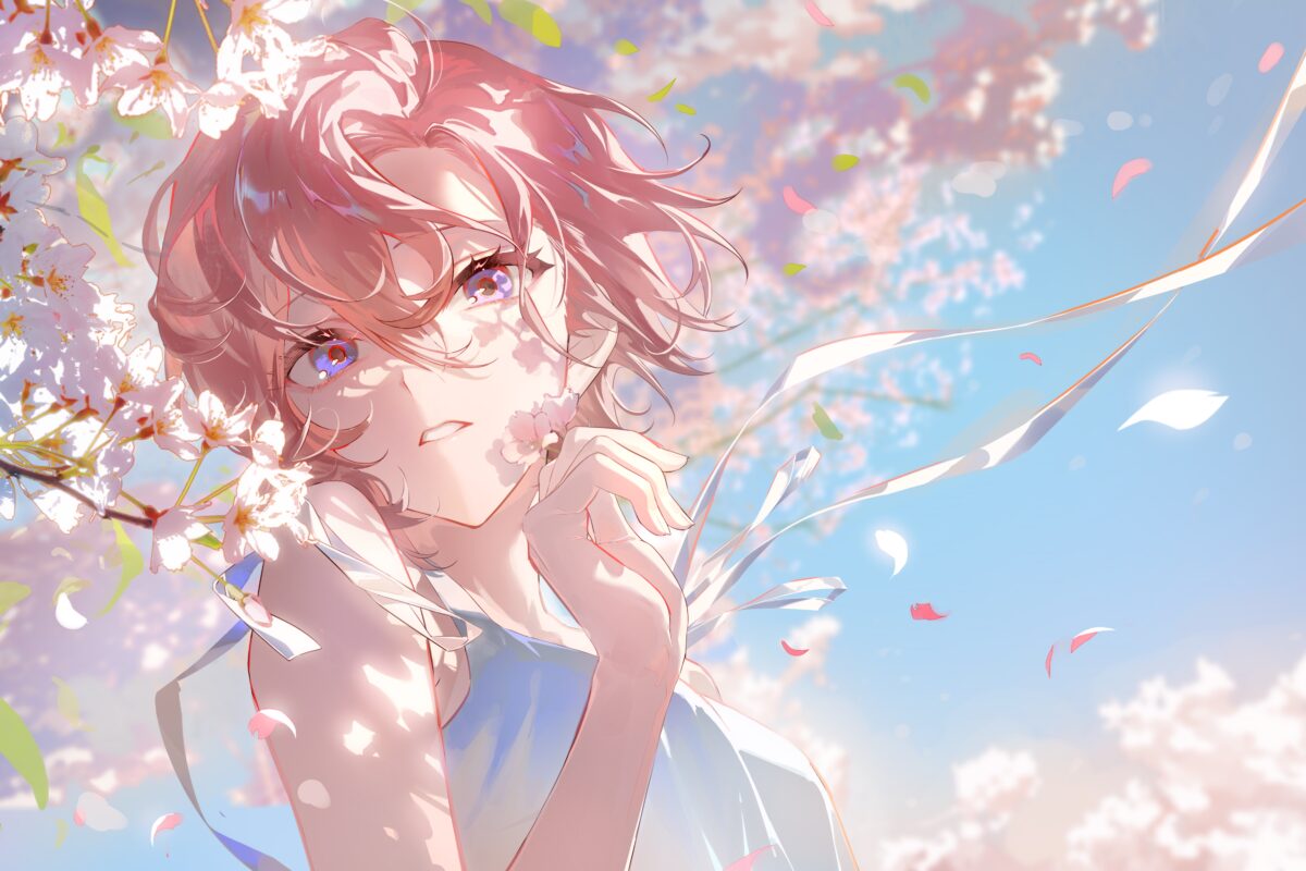 樱花下的梦幻女孩