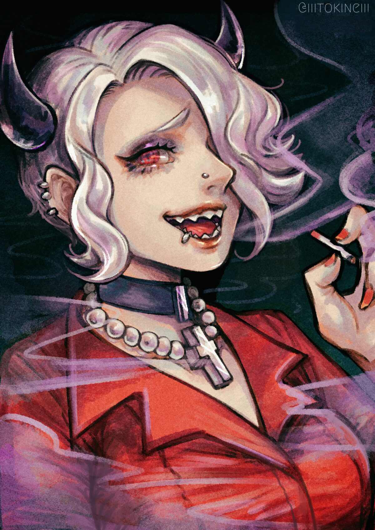 红色恶魔女孩
