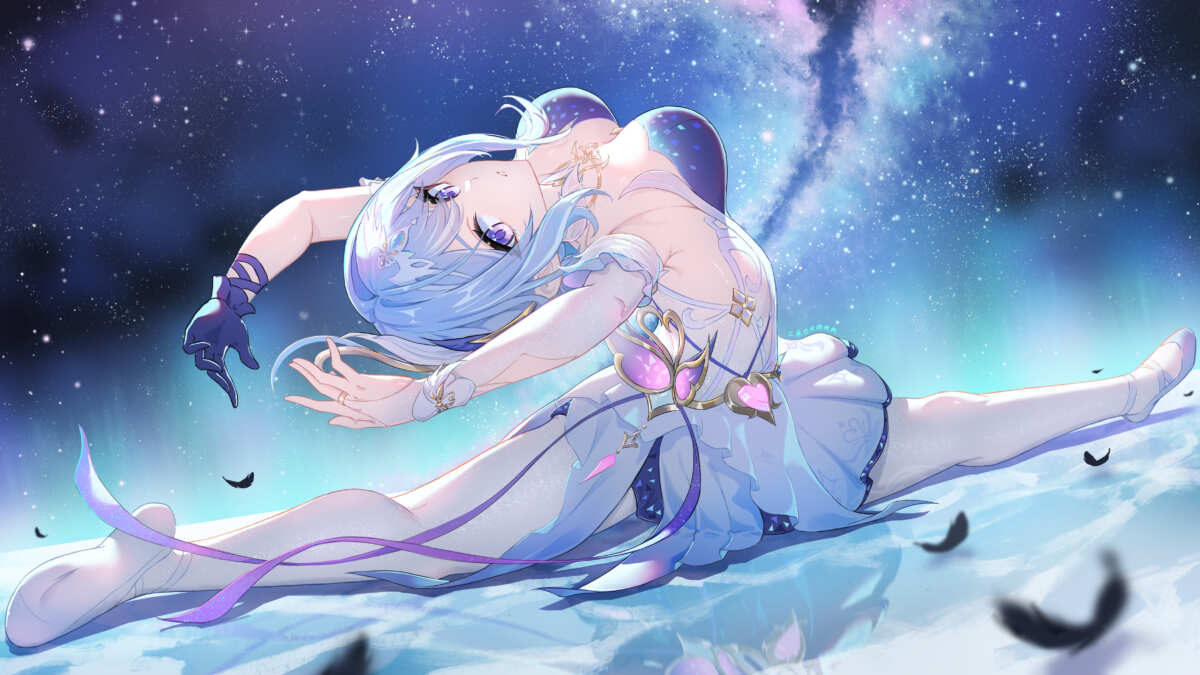 星夜下的舞者