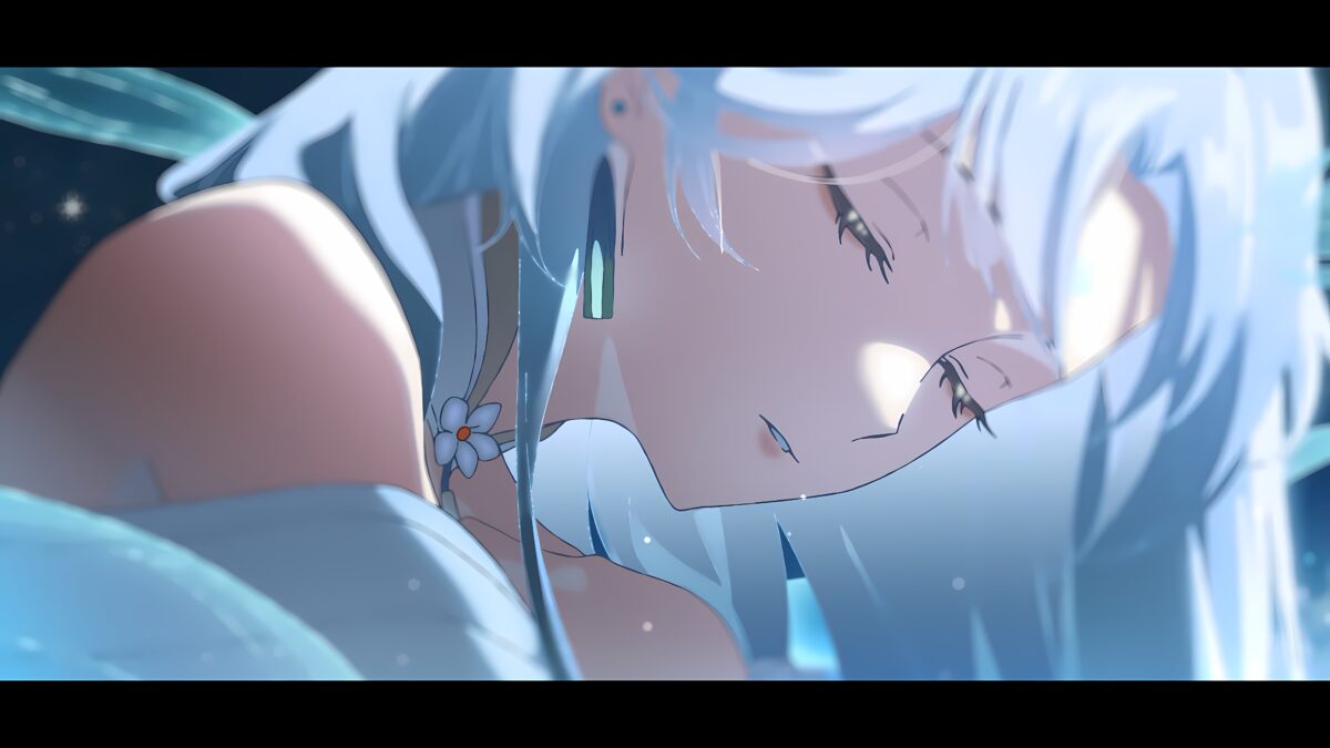 银发少女