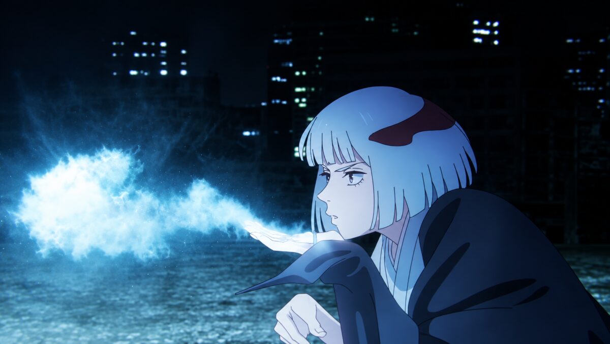 神秘少女蓝色能量