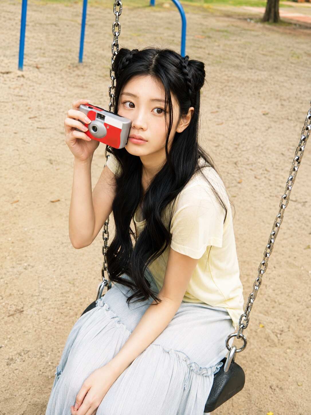 少女与相机
