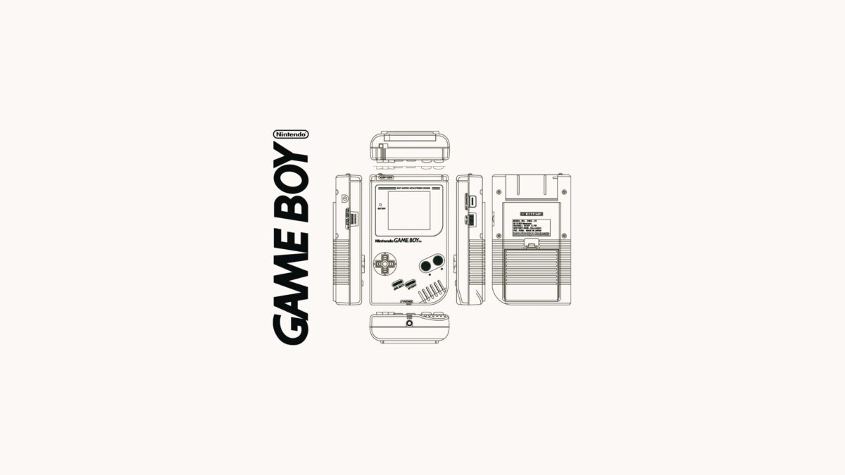 任天堂Game Boy线条图