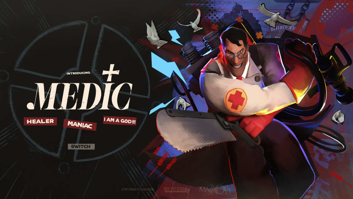 Team Fortress 2 Medic 壁纸