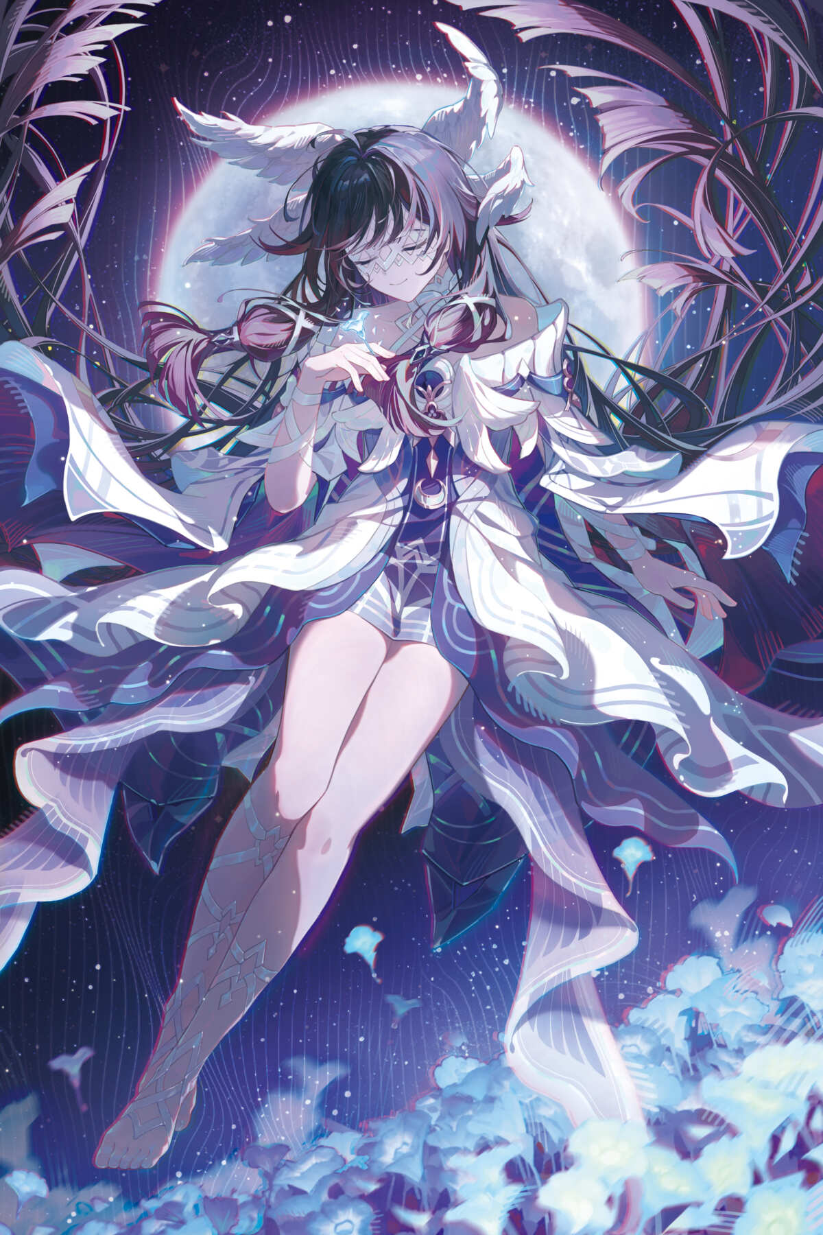 星空下的梦幻少女