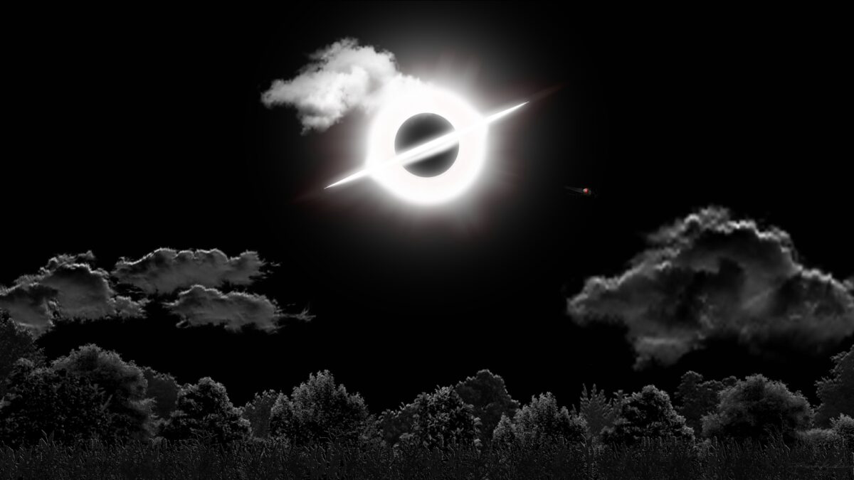 黑洞与星空