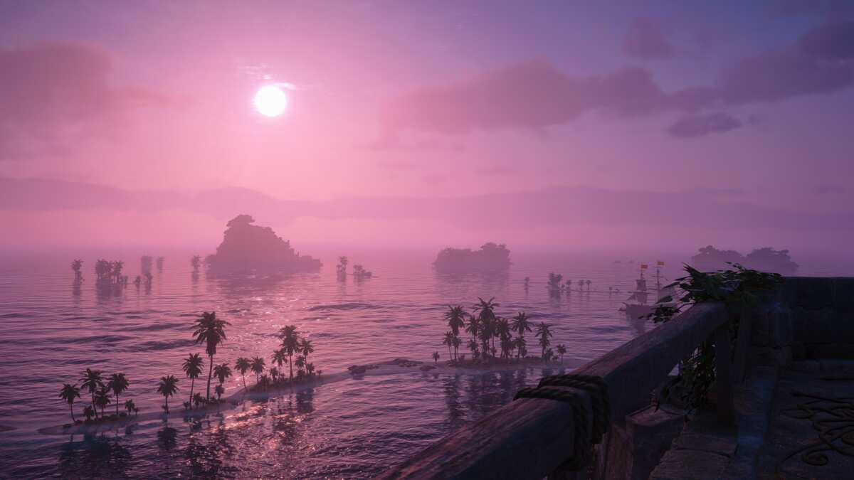 日落海景壁纸