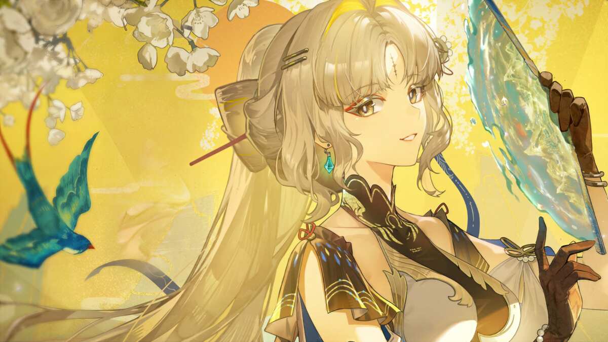 魔法少女手持扇子