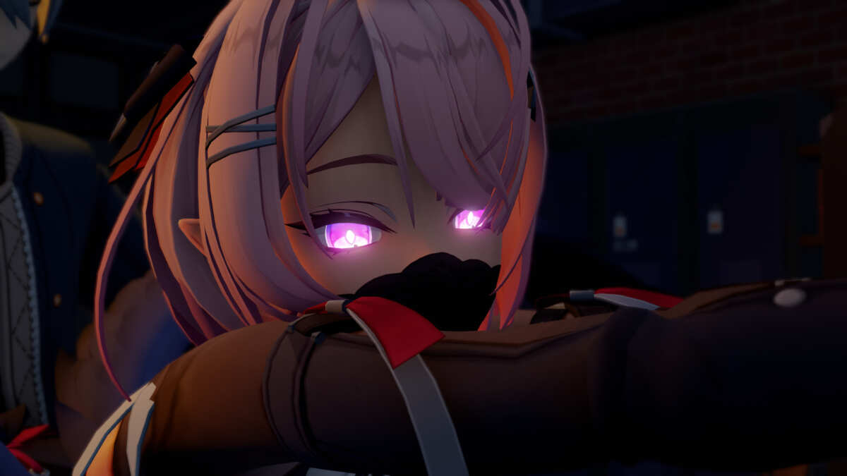 紫发少女壁纸