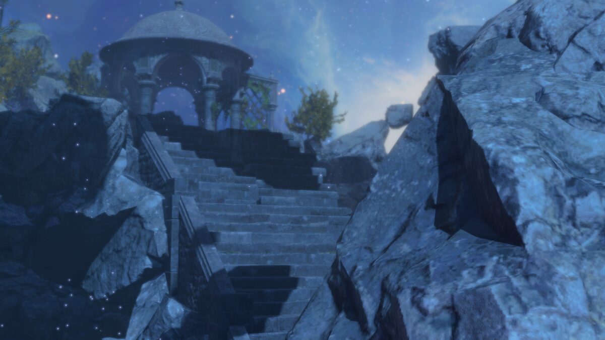 星空下的神秘遗迹