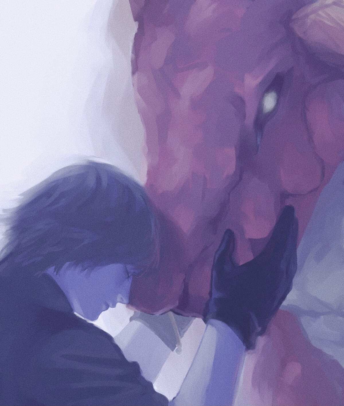 神秘龙与人类