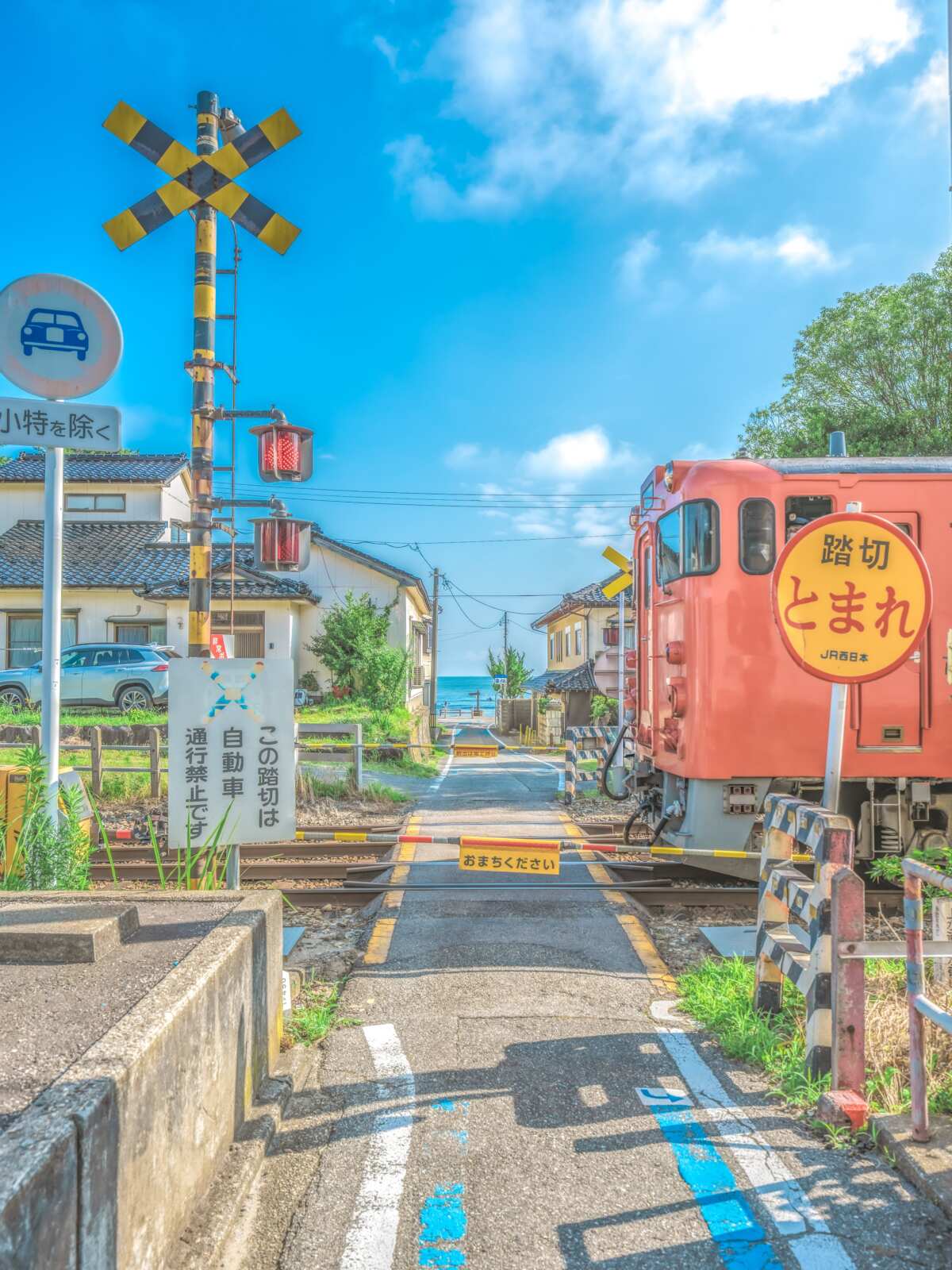 日本乡村铁路风景