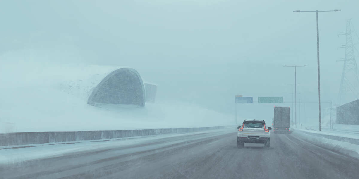 雪地公路