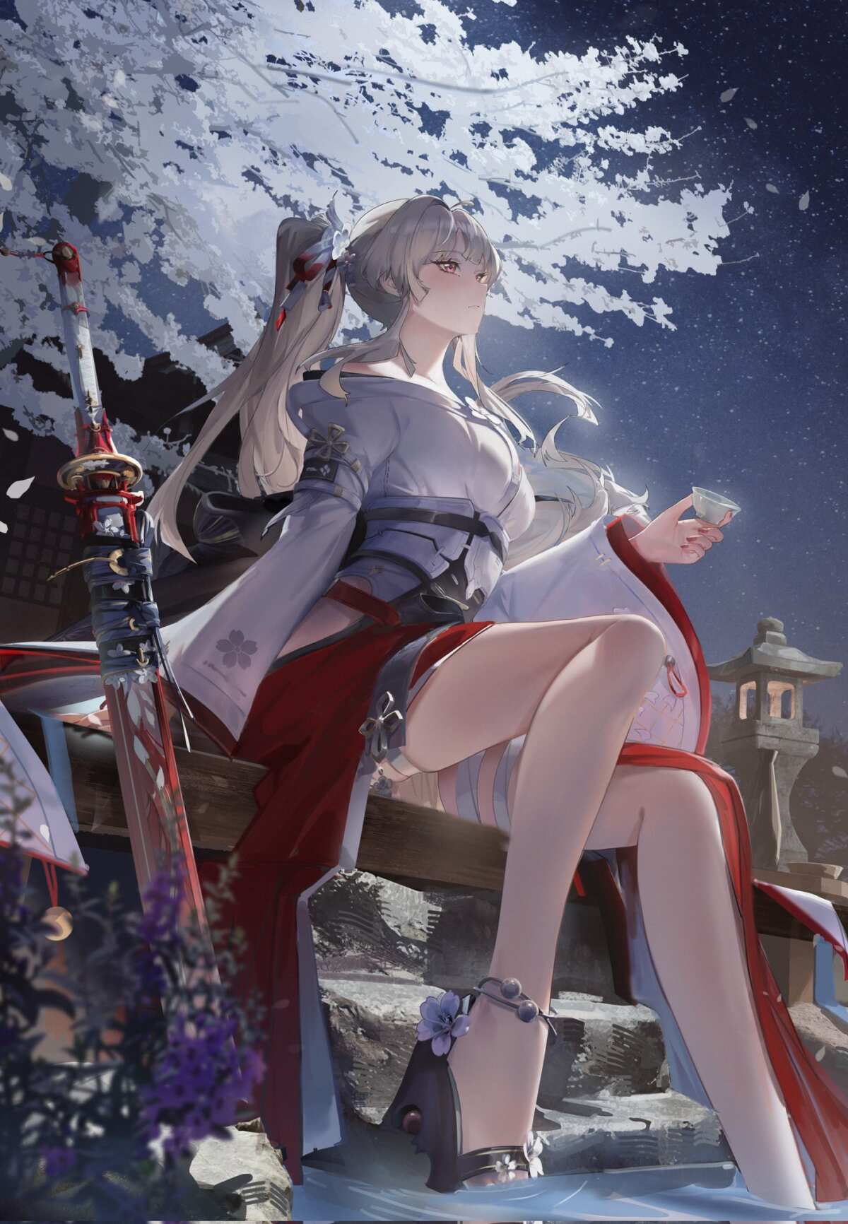 樱花下的幻想少女