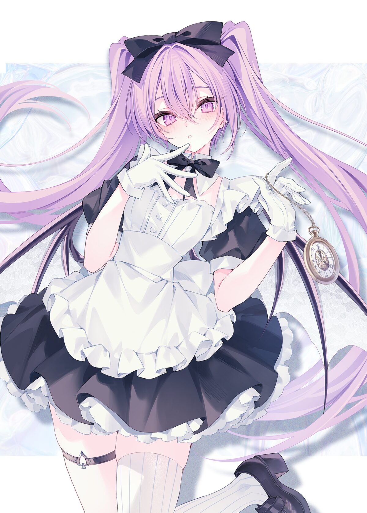 双马尾女仆壁纸