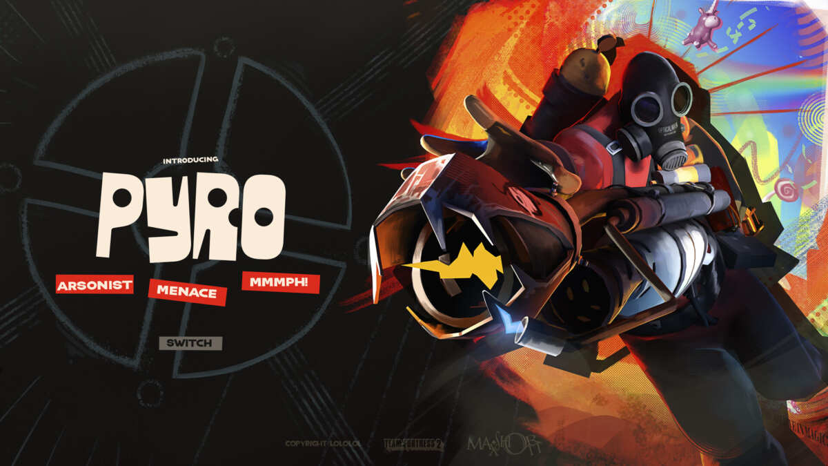 《Team Fortress 2》Pyro角色动态壁纸
