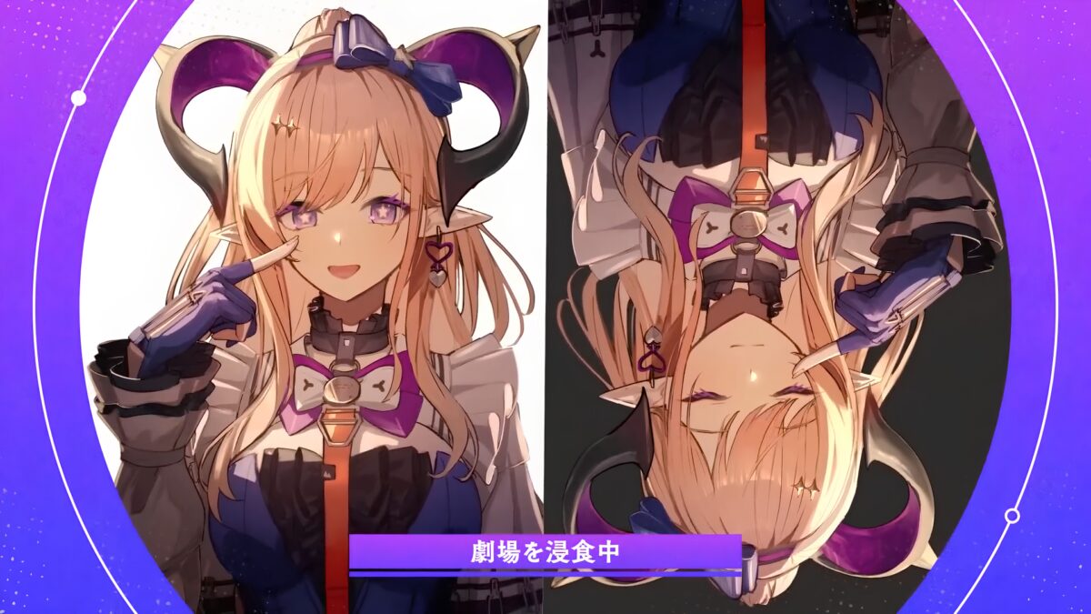 紫色动漫女孩