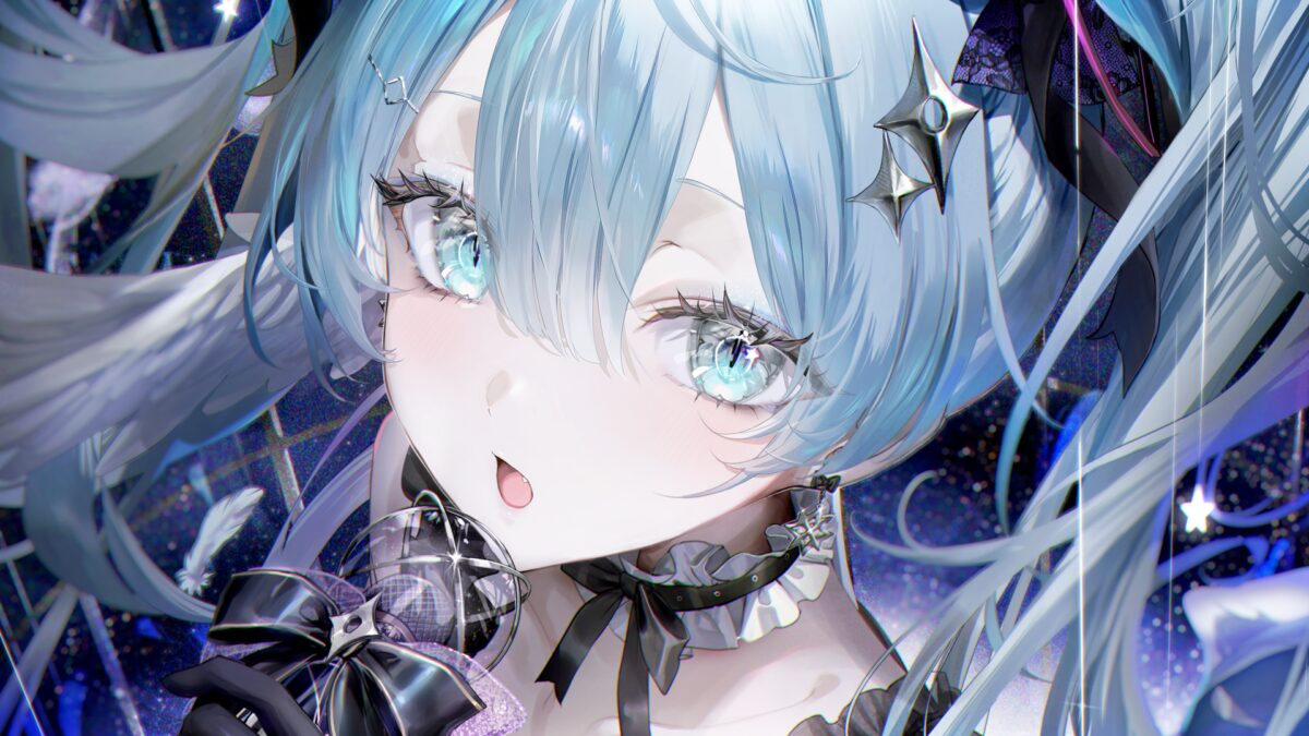 蓝发少女