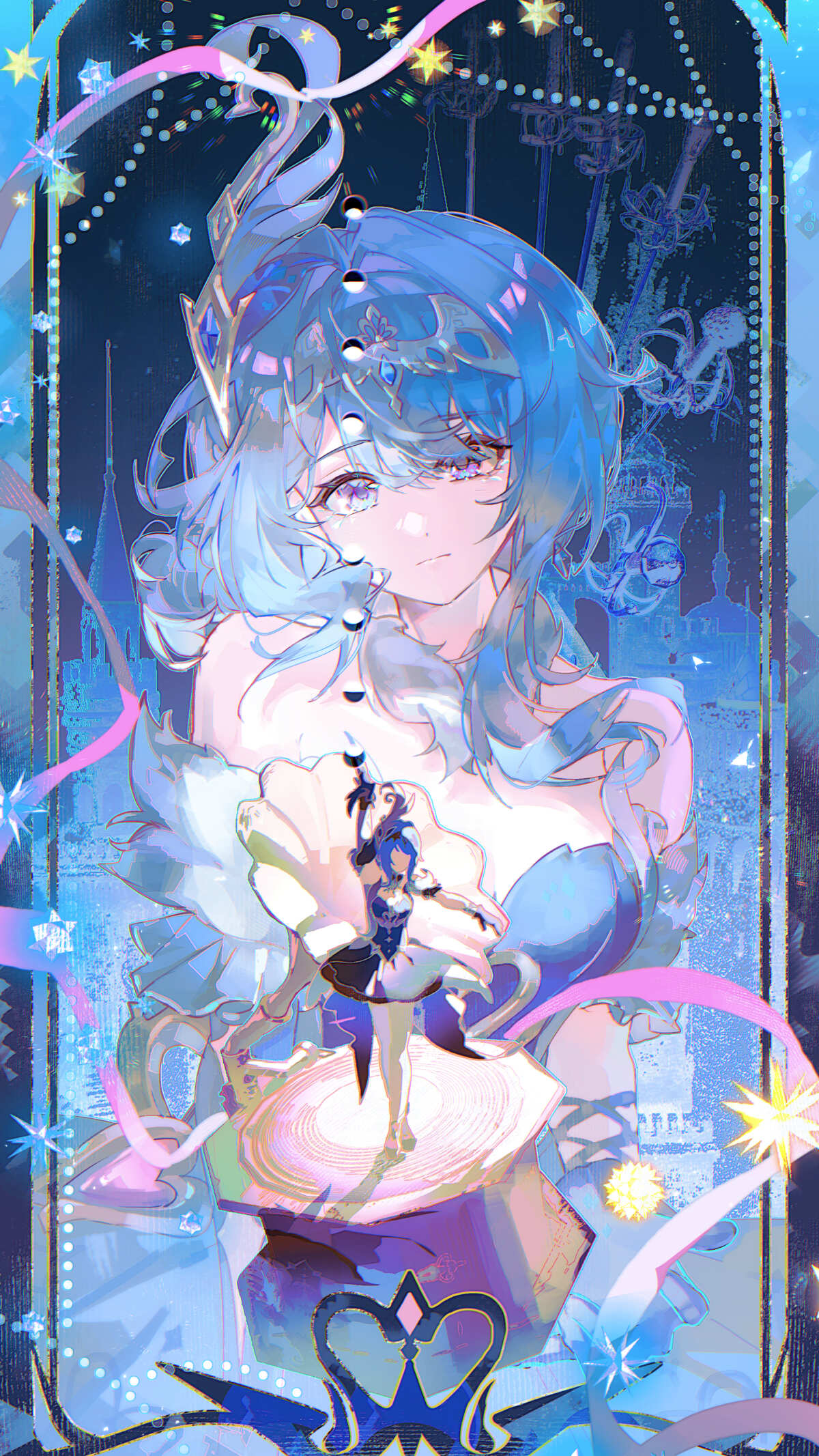 蓝色梦幻女孩