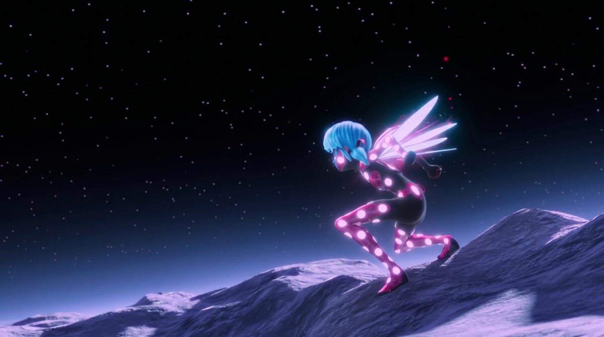 宇宙中的神秘少女