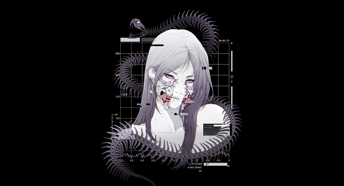 机械与生物融合的神秘女性