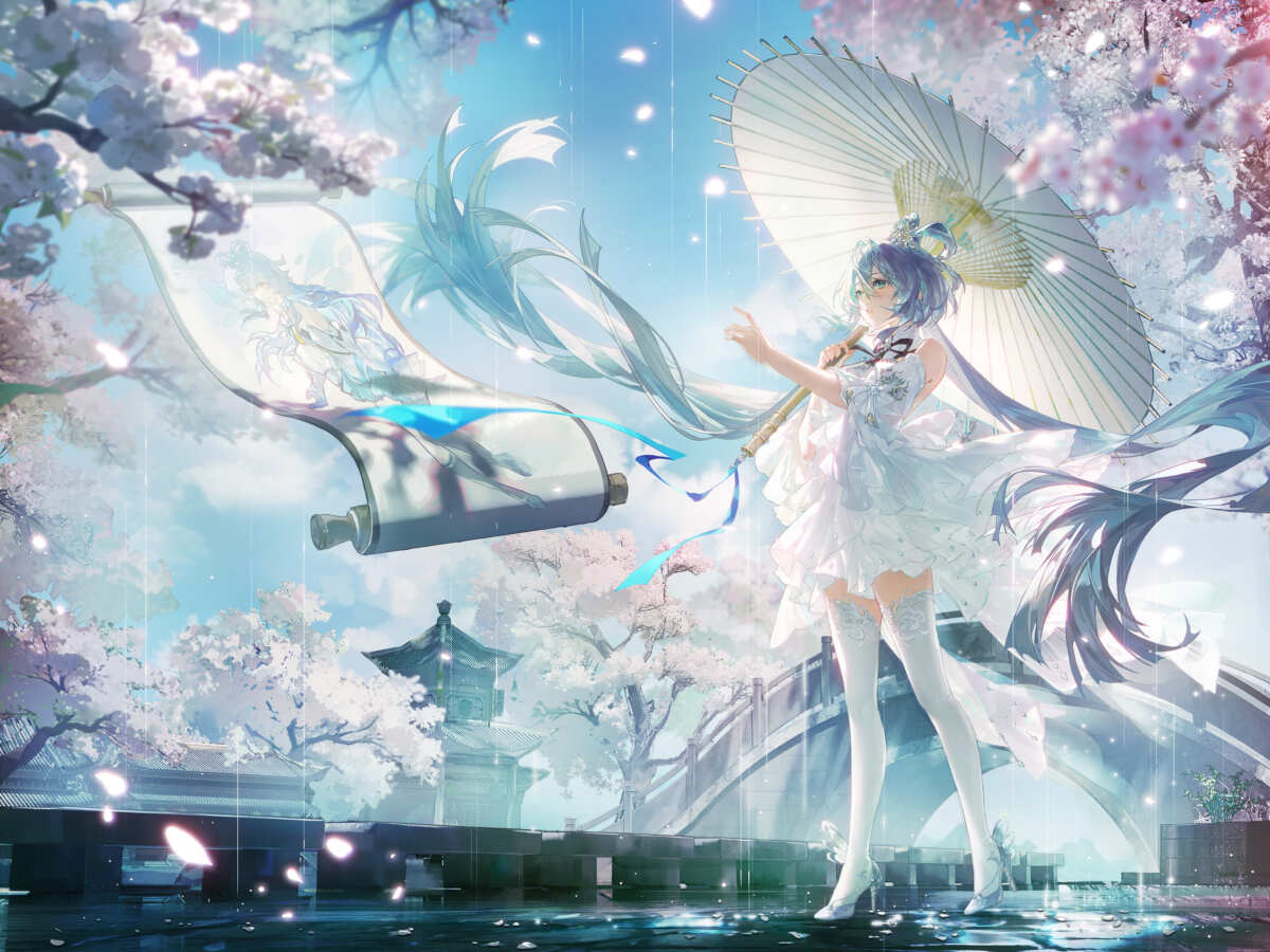 樱花下的梦幻女孩