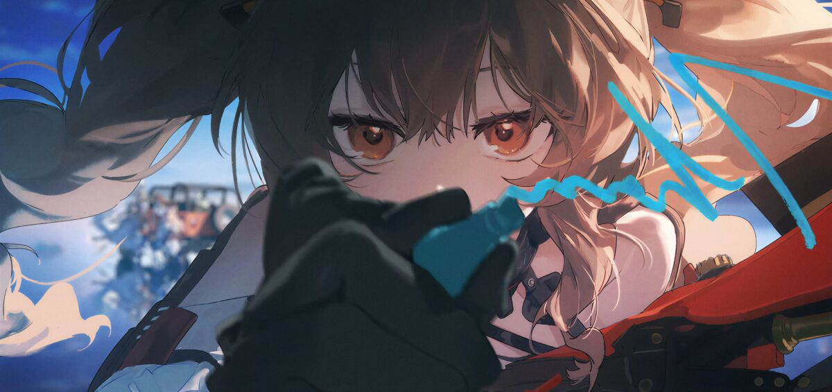 双马尾少女