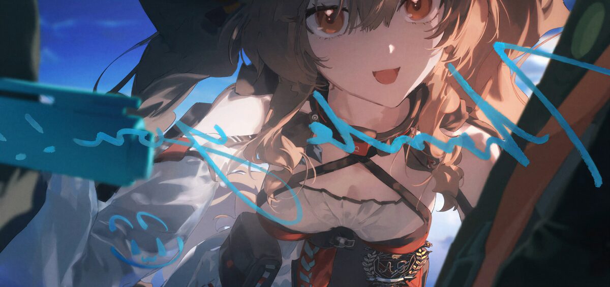 双马尾红眼少女