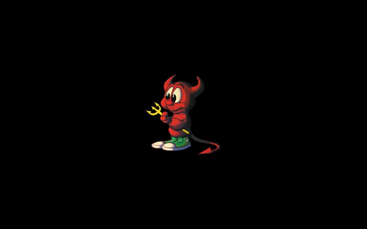 卡通恶魔小精灵壁纸