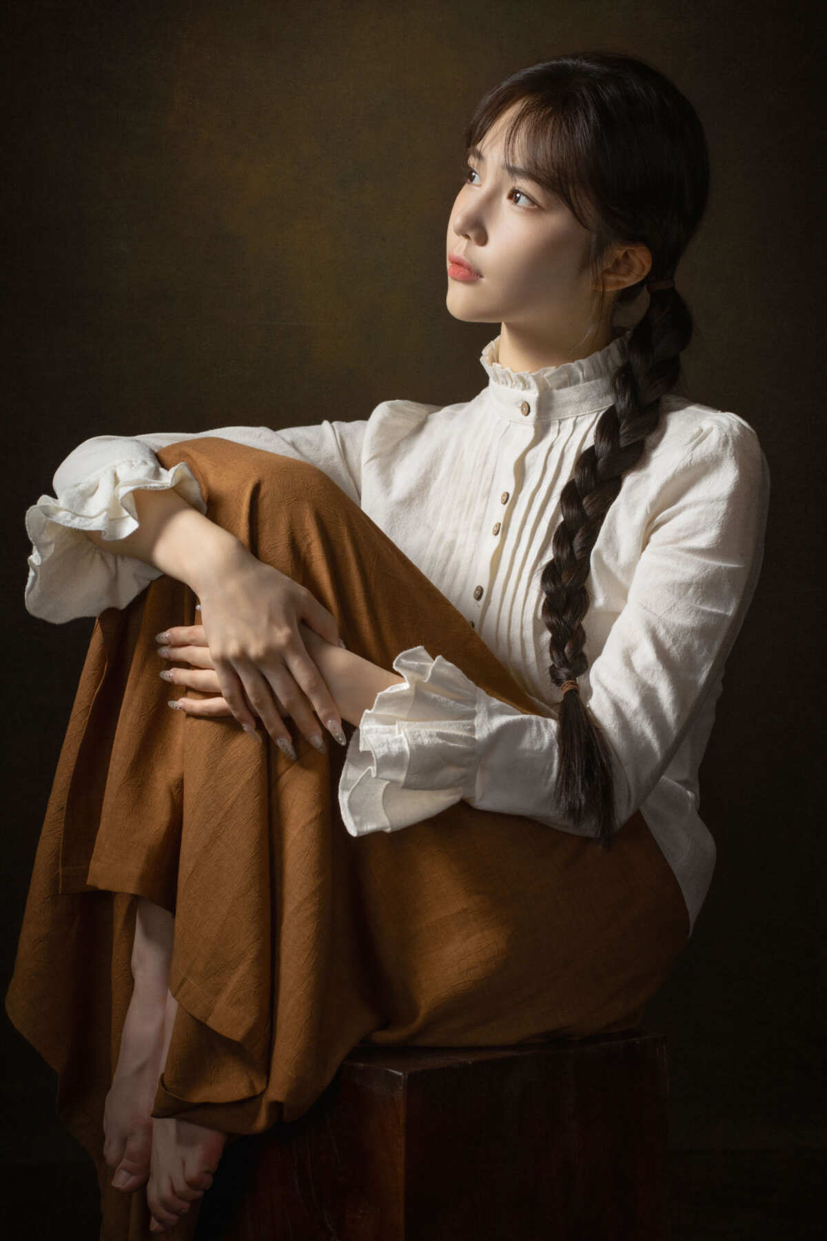 长发女生