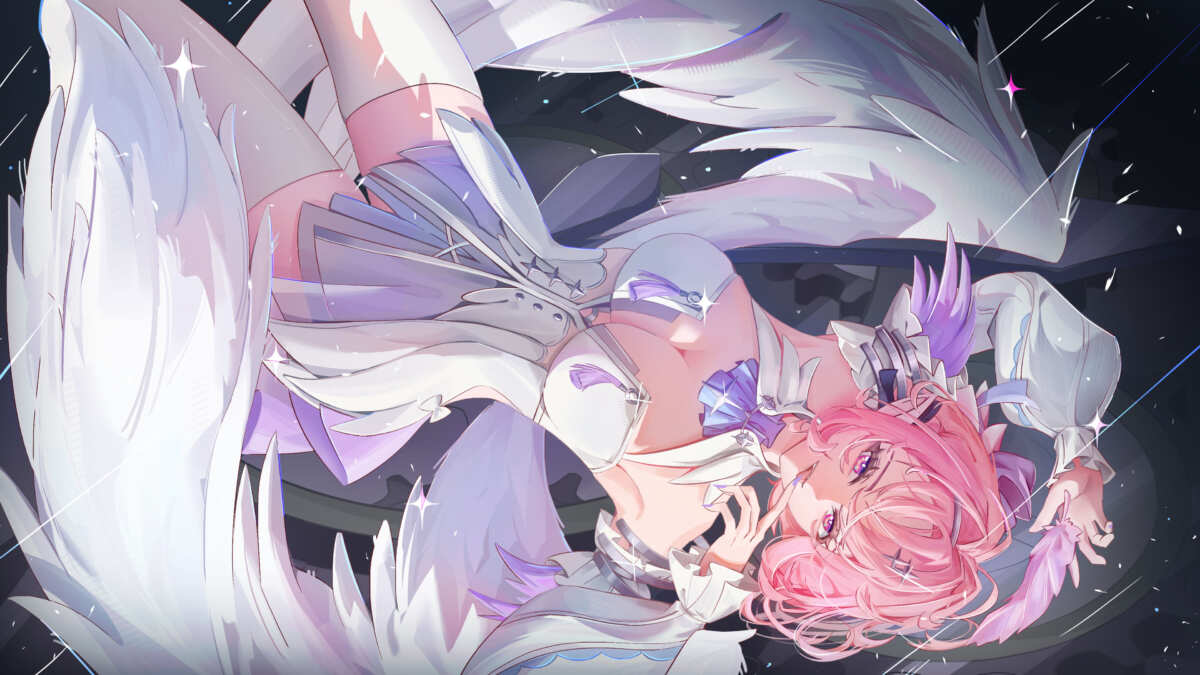 粉色长发少女