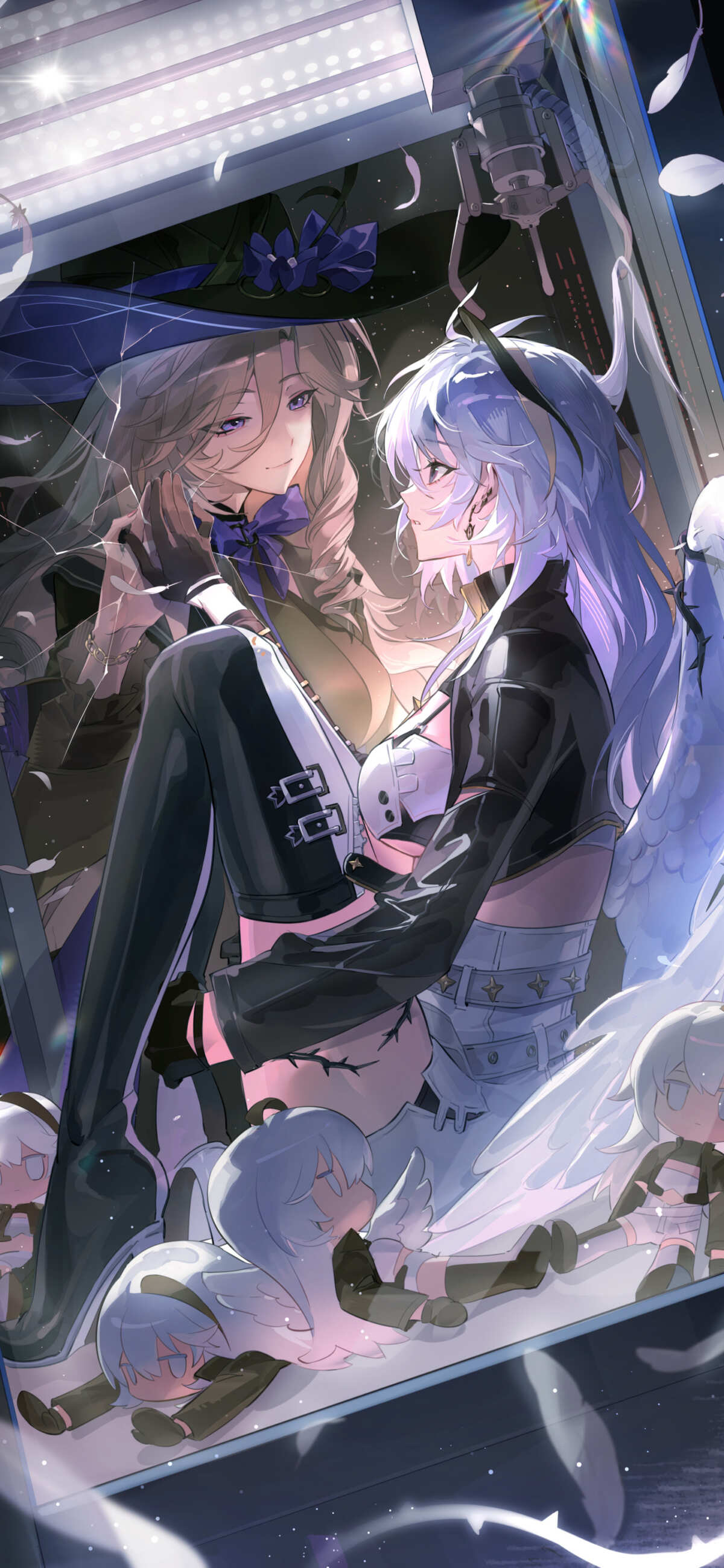 动漫女孩与爪机