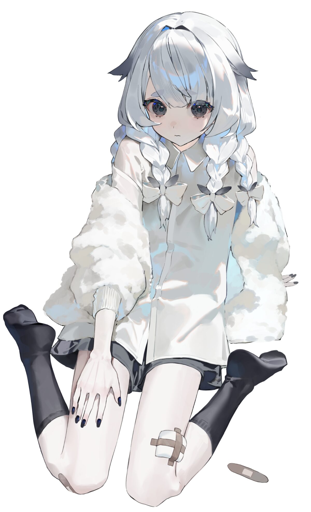 银发少女动漫壁纸