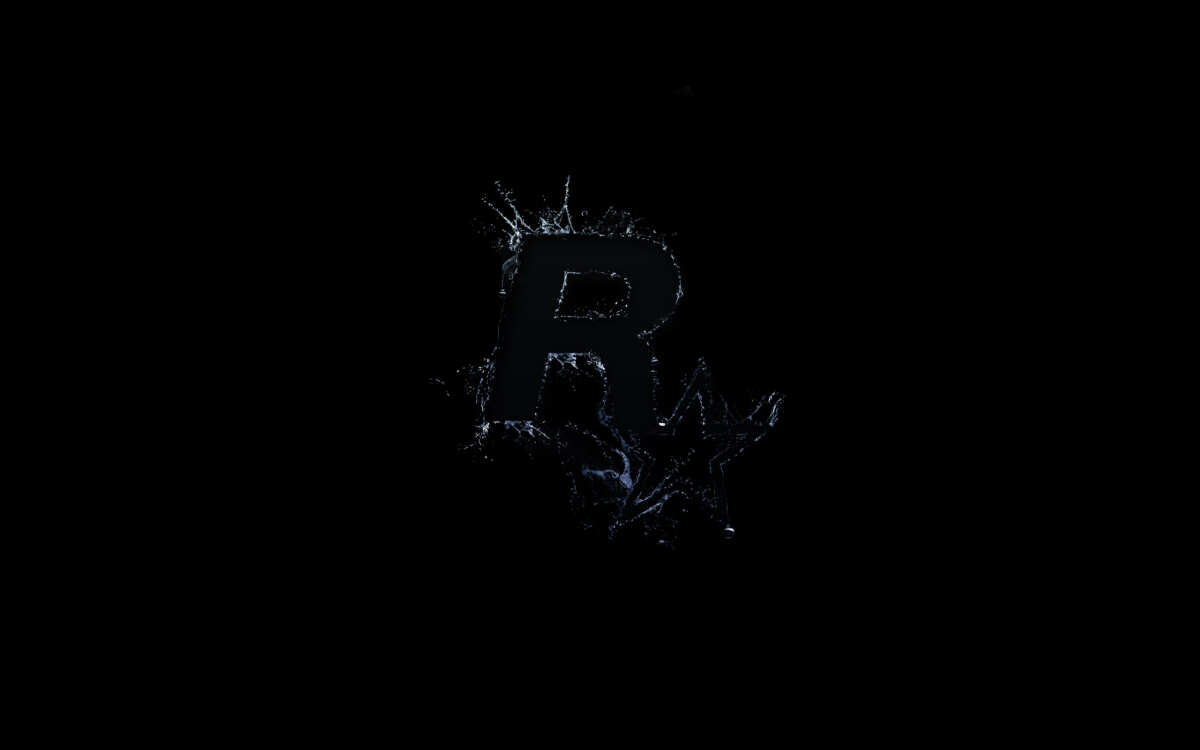 神秘星芒字母 R 壁纸