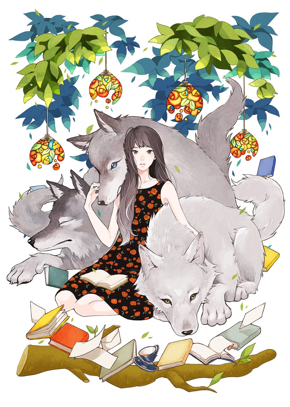 狼与女孩的奇幻冒险