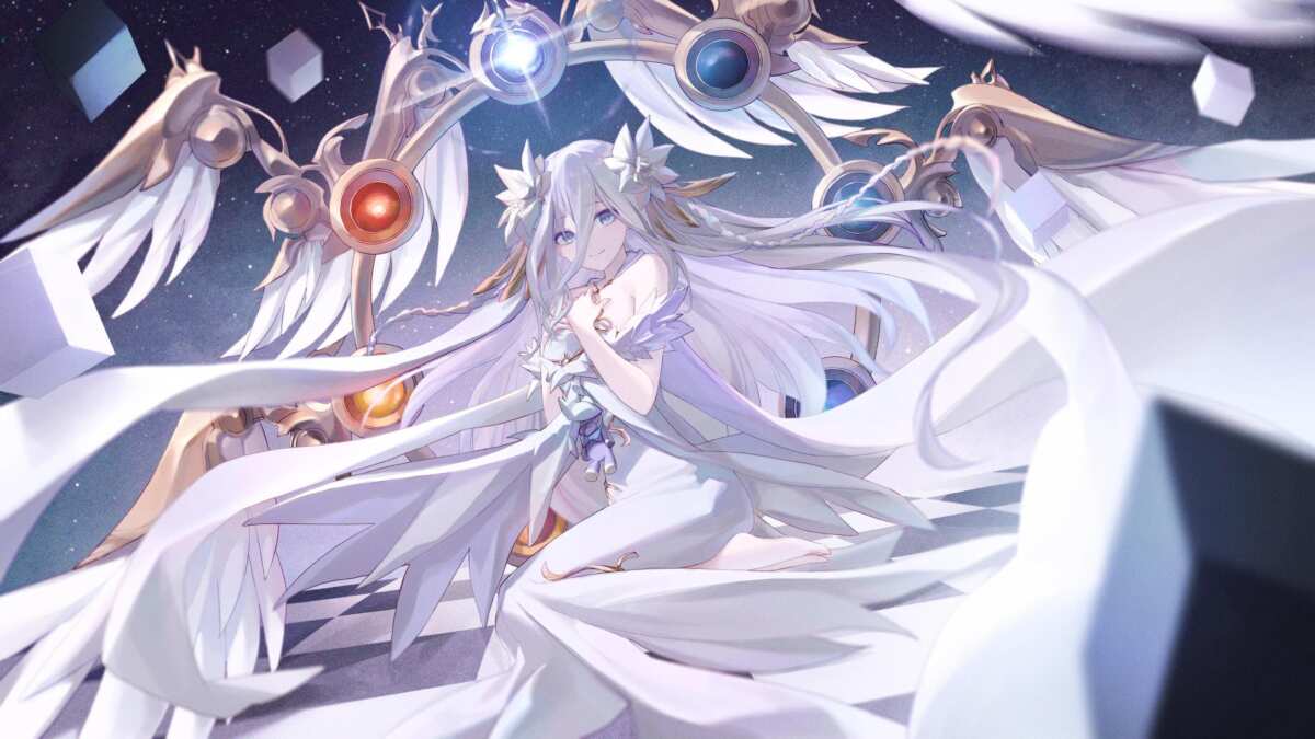 星夜下的梦幻少女