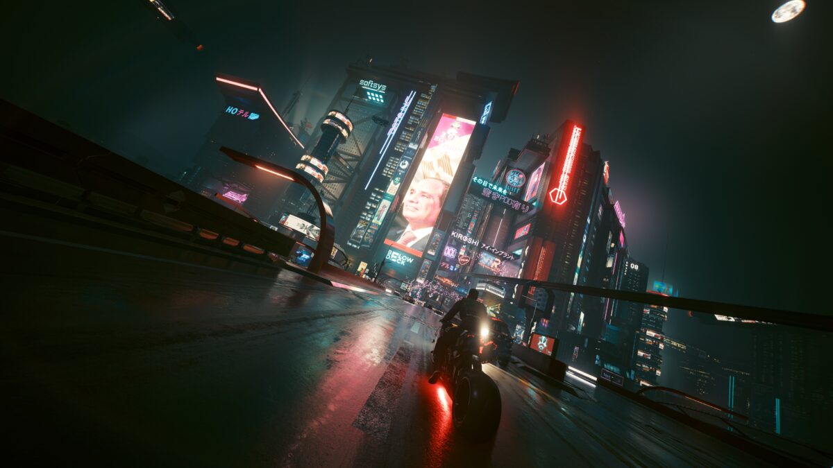 赛博朋克城市夜景