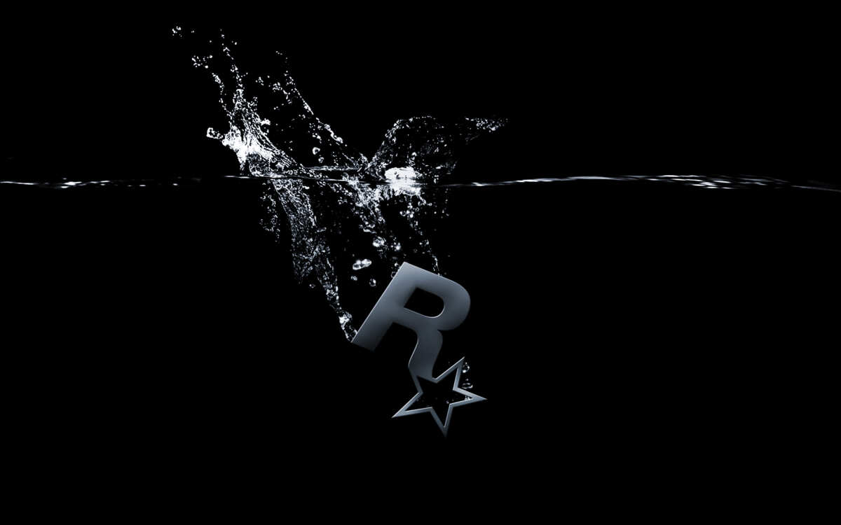 水下字母 R 壁纸
