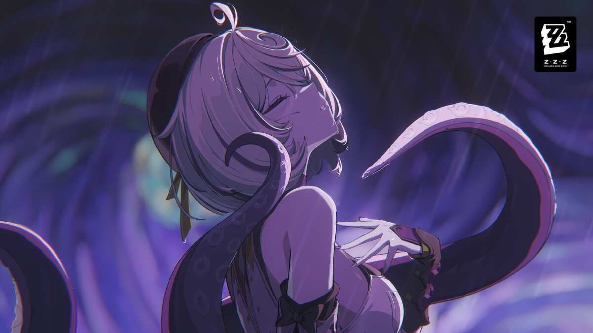 紫发少女动漫壁纸
