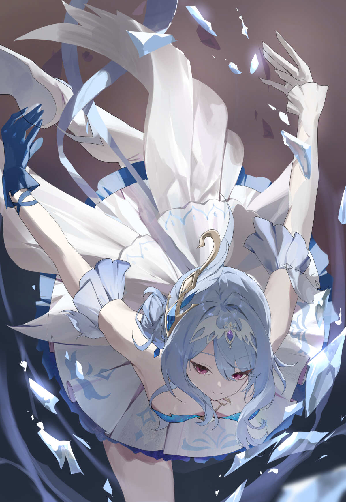 蓝色舞者