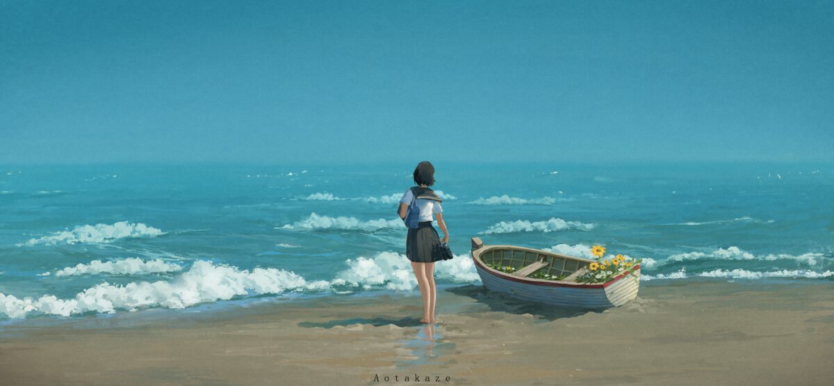 海边少女