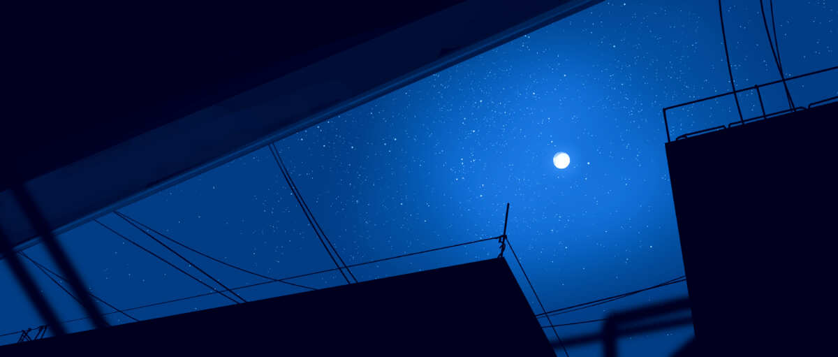 星空下的宁静之夜