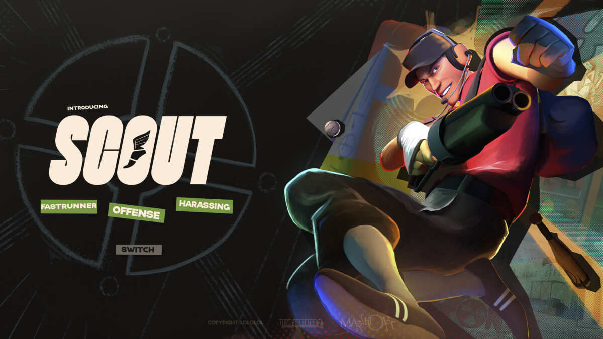 《Team Fortress 2》Scout 壁纸