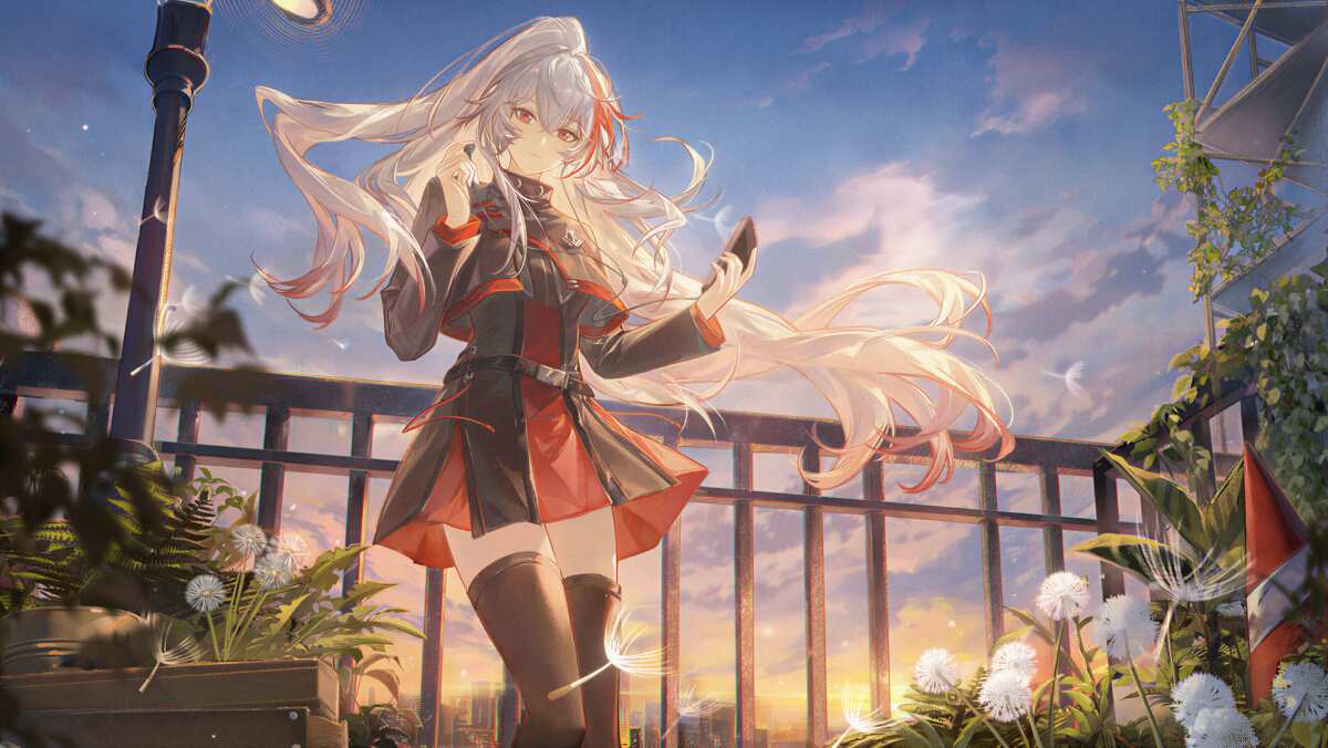 白发少女